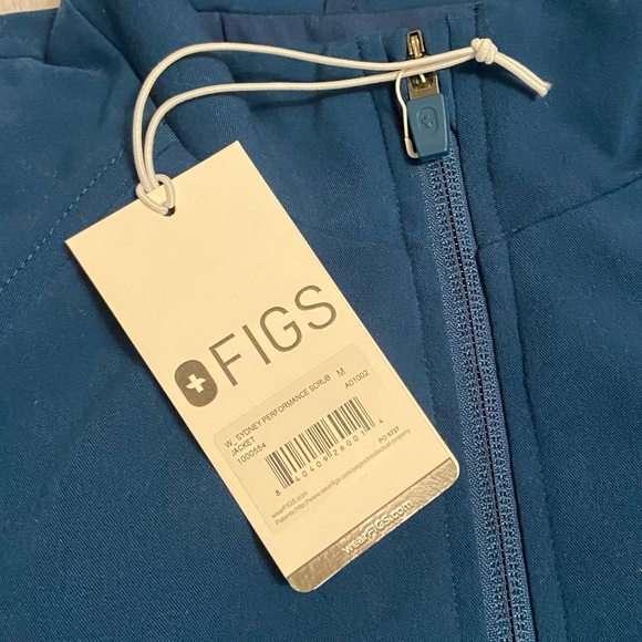 Figs Women’s Sydney Deep Reef Blue Jacket NWT! - Picture 14 of 14